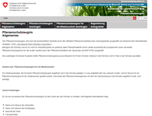 Tablet Screenshot of phytosanitarycertificate.ch